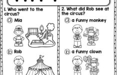 FREE Reading Comprehension For Early Reader Reading Comprehension