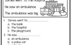 Free Reading Comprehension Is Suitable For Kindergarten Stu