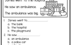 Free Reading Comprehension Is Suitable For Kindergarten Students Or