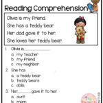 Free Reading Comprehension Kindergarten Reading Worksheets Reading