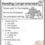 Free Reading Comprehension Rikki Mae Kindergarten Worksheets