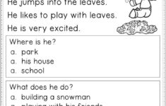 Free Reading Comprehension This Resource Has 3 Pages Of Reading