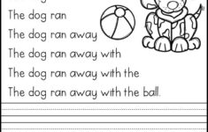 FREE Reading Fluency And Comprehension Set 1 Free Kindergarten