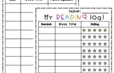 Free Reading Log Template How And WHY I Use Reading Logs Reading