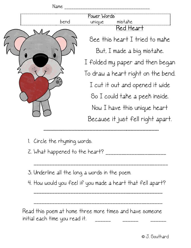Fun In First Grade Fluency Comprehension Vocabulary Packets 