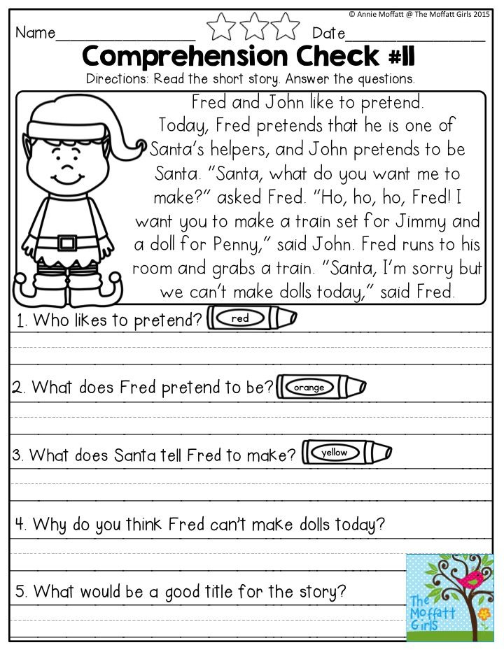 Fun Reading Comprehension Worksheets For 2nd Grade Sandra Roger s 