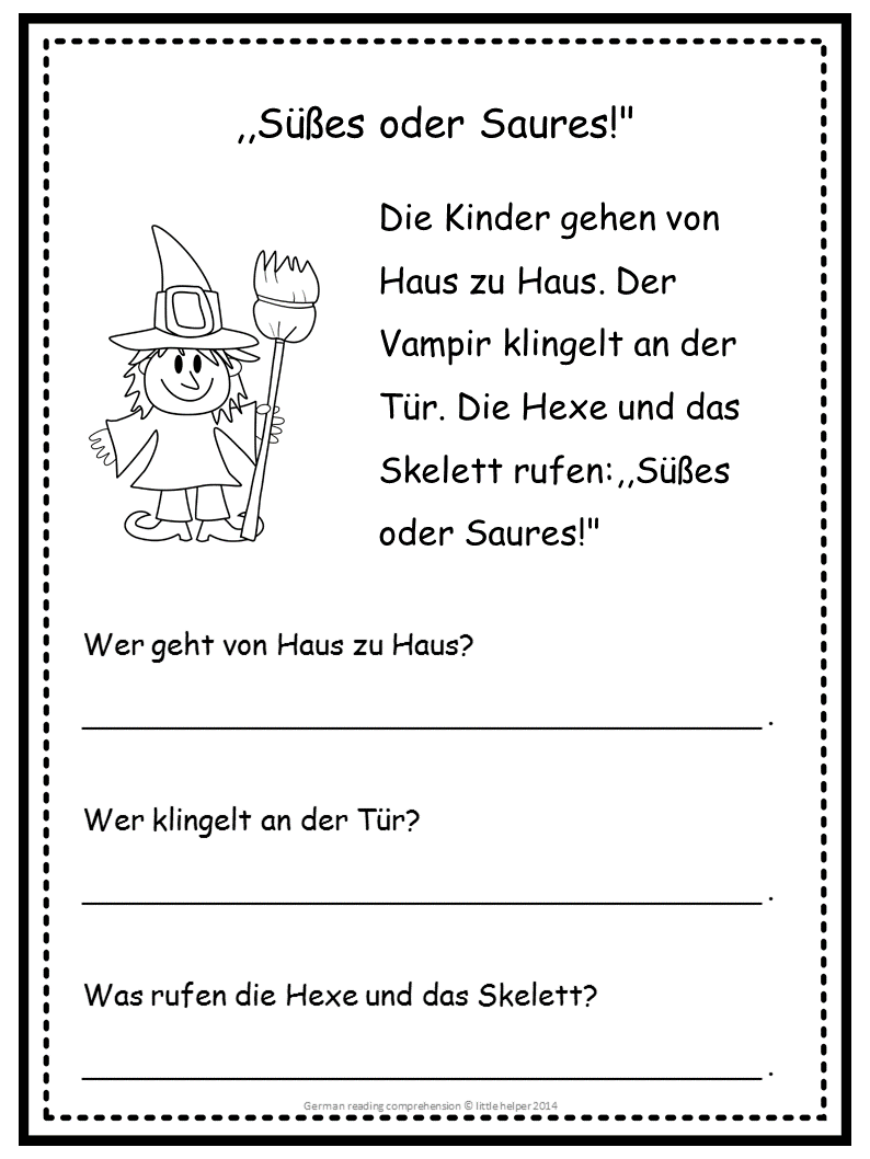 German Reading Comprehension 2 Mini Stories Learn German Reading 