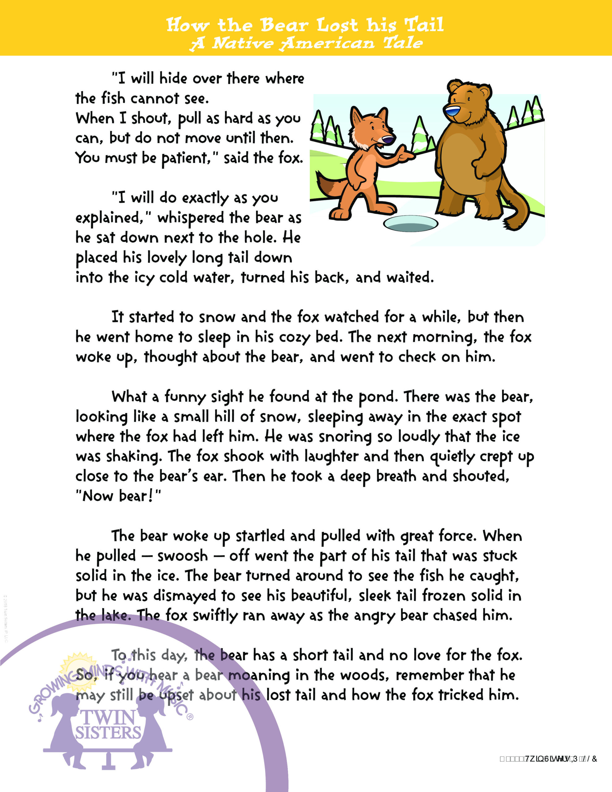 Grade 4 Reading Comprehension Volume 1 Twin Sisters