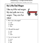 Grade Level Worksheets Kindergarten Reading Reading Comprehension
