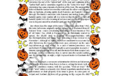 Halloween Reading Comprehension ESL Worksheet By Ramirez2291