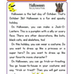 Halloween Reading Worksheets Reading Comprehension Worksheet Hav
