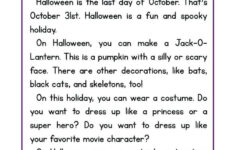 Halloween Reading Worksheets Reading Comprehension Worksheet Hav