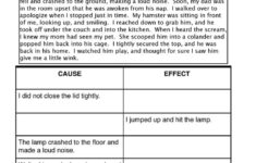 Hamster Cause And Effect Worksheet Cause And Effect Worksheets Third