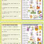 Happy Easter Reading Comprehension English ESL Worksheets For