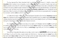 Harry Potter Reading Worksheets A Worksheet Blog