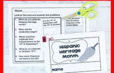 Hispanic Heritage Month Reader And Comprehension Questions ENGLISH