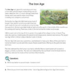History Reading Comprehension The Bronze Age Worksheet