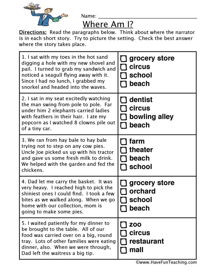 Inference Resources Have Fun Teaching Free Reading Comprehension 