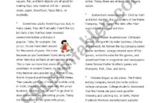 Inventors Of Toys Reading Comprehension ESL Worksheet By Devoria