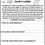 Jacob S Ladder Reading Comprehension Worksheet Bible Study Curriculum