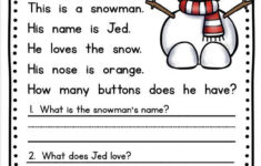 January No Prep Math Literacy Pack F Reading Comprehension