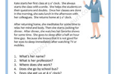 Kate The Teacher Reading Comprehension For Grade 5 English ESL