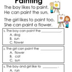Kindergarten CVC Word Phonics And Guided Reading Comprehension Passages