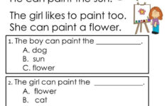 Kindergarten CVC Word Phonics And Guided Reading Comprehension Passages