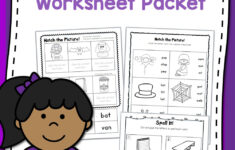 Kindergarten Reading And Phonics Worksheet Packet Mamas Learning Corner