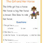 Kindergarten Reading Comprehension Part 2 English Created Resources