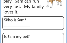 Kindergarten Reading Comprehension Passages 3 Your Home Teacher