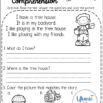Kindergarten Reading Comprehension Passages Spring Free