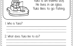 Kindergarten Reading Comprehension Passages Winter Reading