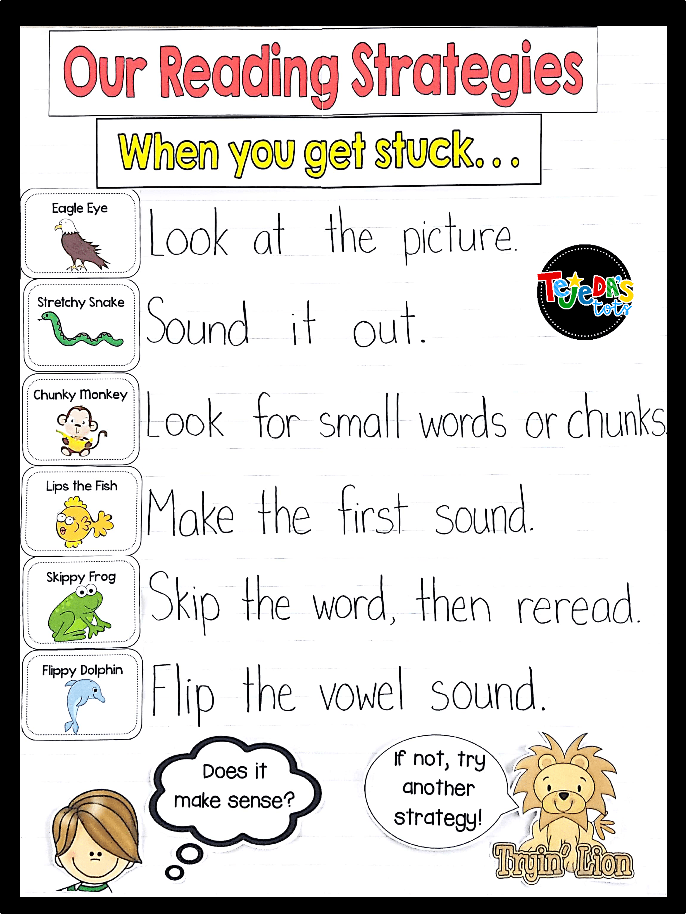 Kindergarten Reading Skills Checklist Teaching Treasure