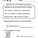 Kindergarten Reading Worksheets Pdf Db Excel