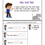 Kindergarten Worksheets At Word Family Reading Comprehension 2