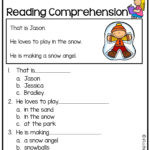 Kindergarten Worksheets Reading Comprehension