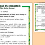 KS1 Jack And The Beanstalk Play Script Extracts Differentiated Reading