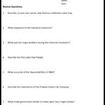 Labor Day Reading Comprehension Questions Nonfiction Texts Lessons