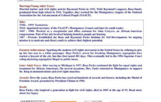 Meet Rosa Parks English ESL Worksheets For Distance Learning And