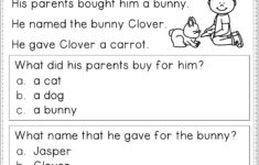 Multiple Choice Comprehension Grade 3 English Worksheets Thekidsworksheet