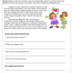 New Friend Reading Comprehension Worksheet Have Fun Teaching
