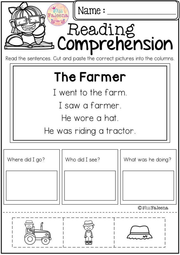 Reading Comprehension Worksheets For Autistic Students