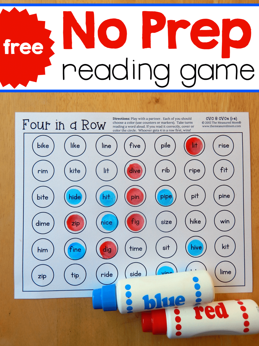 Practice Reading I e Words With These Quick Games The Measured Mom
