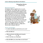 Printable 6th Grade Reading Comprehension GoodWorksheets