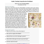Printable Comprehension Worksheets For Grade 2 Grade 2 Reading