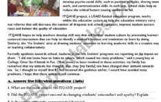 Promoting A Student Life Culture Reading Comprehension ESL