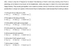 Reading Comprehension A2 Worksheet