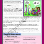Reading Comprehension Community Service ESL Worksheet By Aaisha86