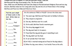 Reading Comprehension English ESL Worksheets For Distance Learning